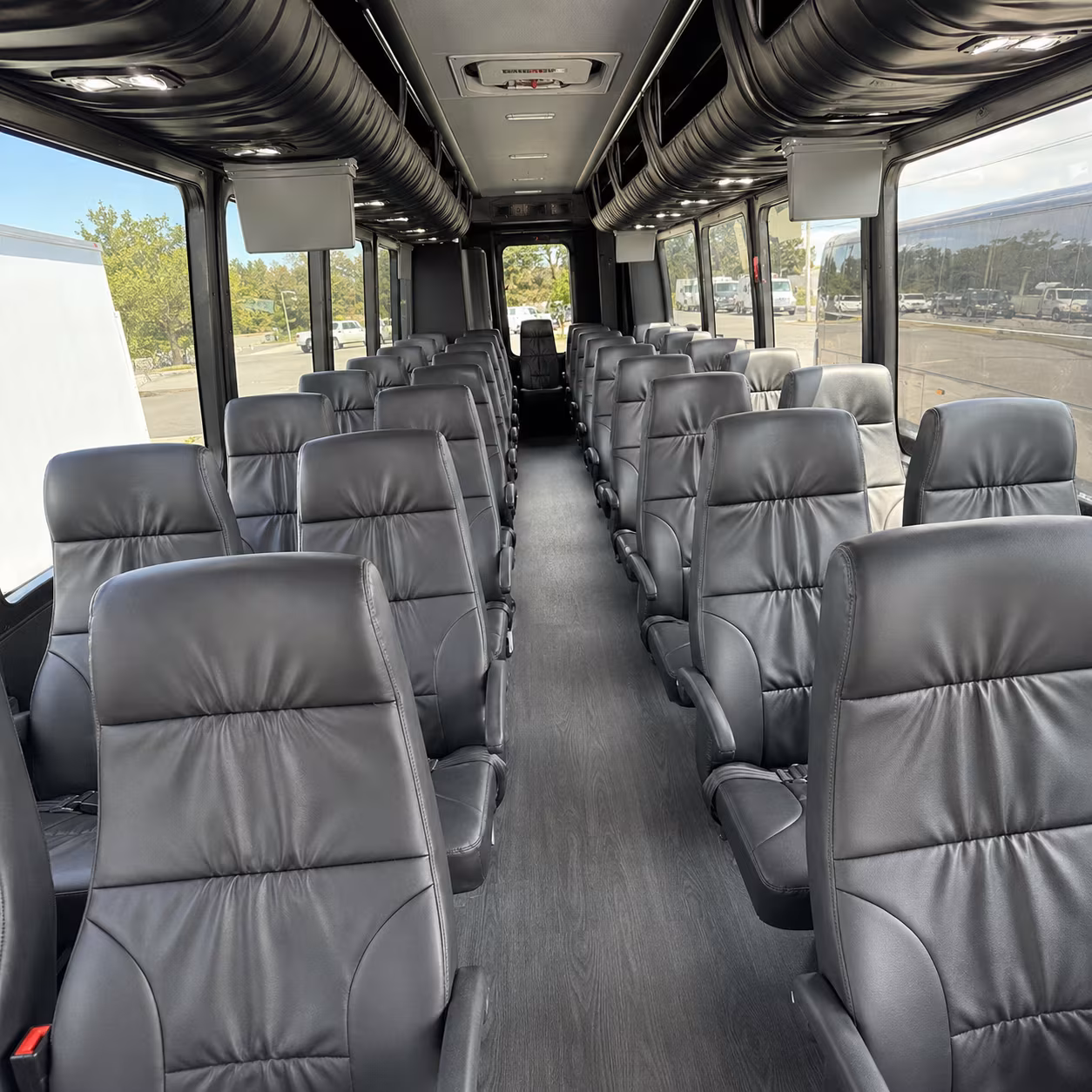 eugene 25 passenger minibus inside