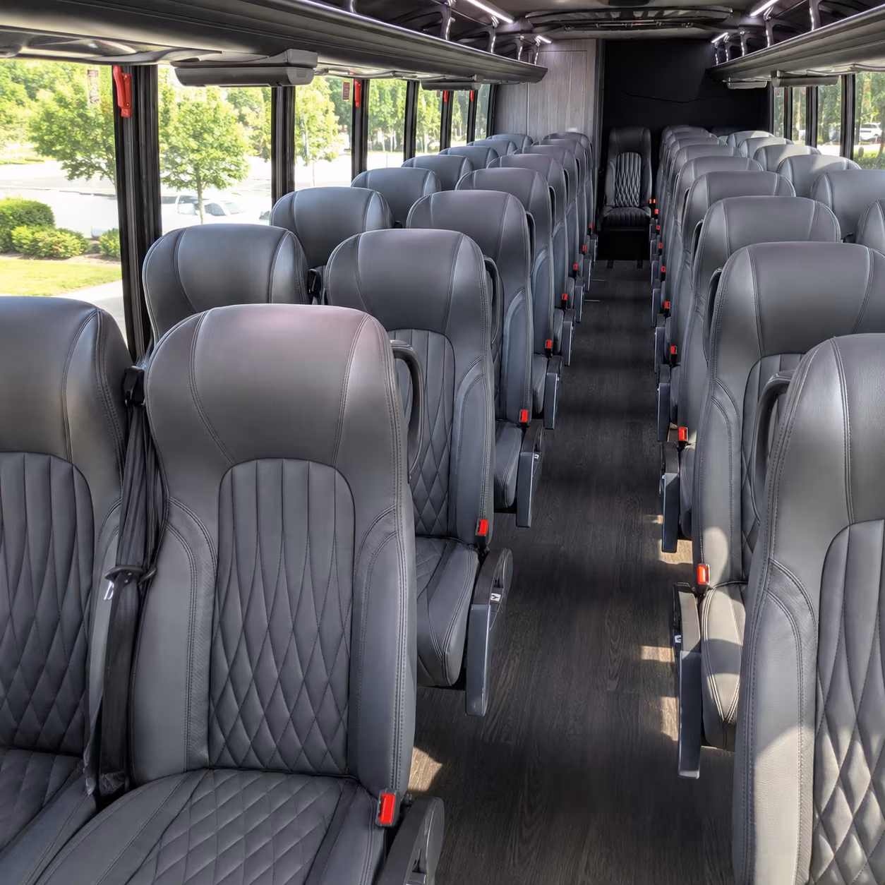 eugene 35 passenger minibus inside