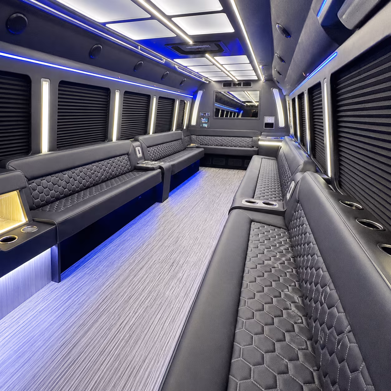 eugene party bus inside