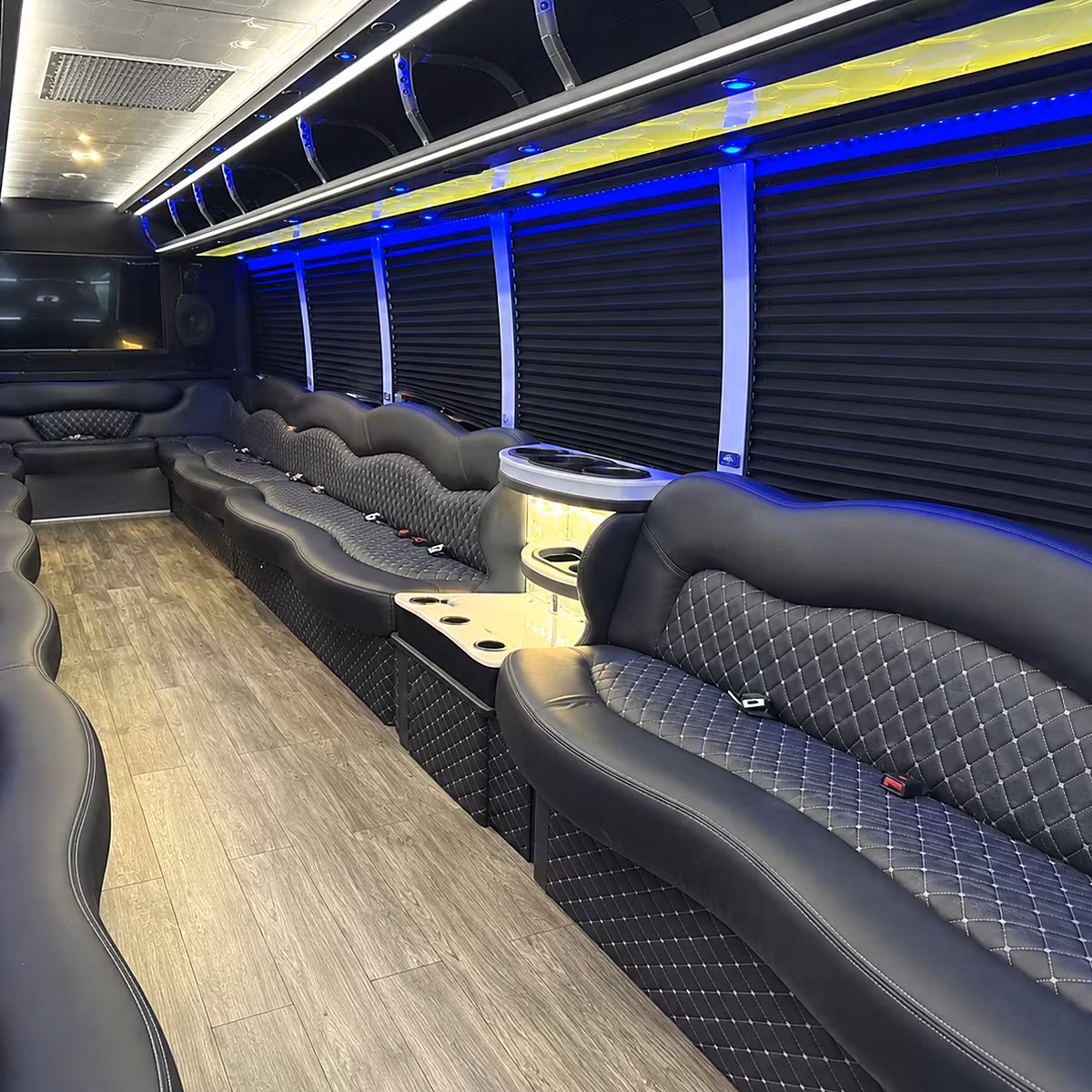 eugene party bus interior