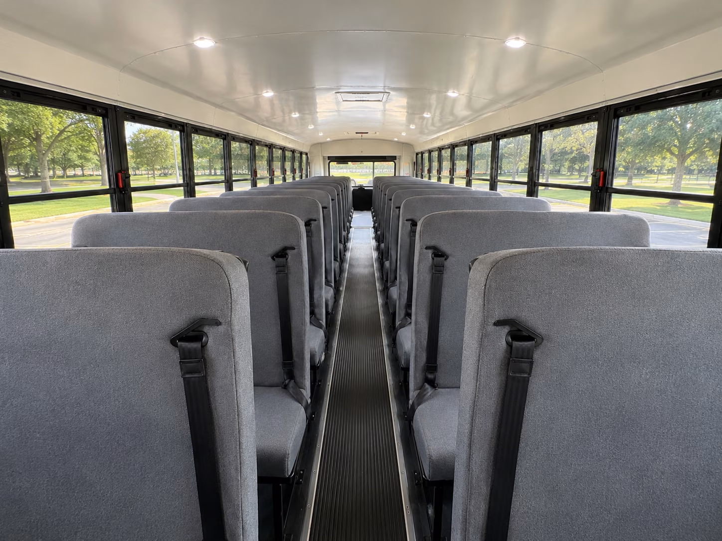 eugene school bus inside