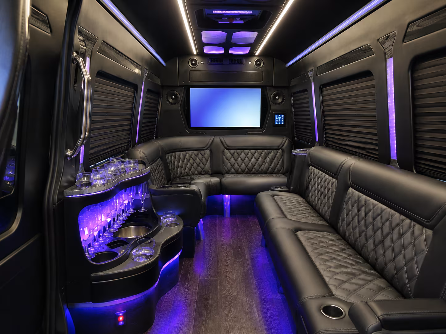 eugene sprinter limousine inside