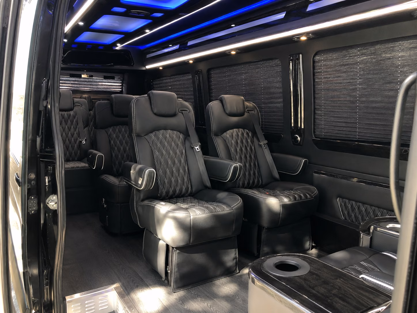 eugene sprinter van with driver inside